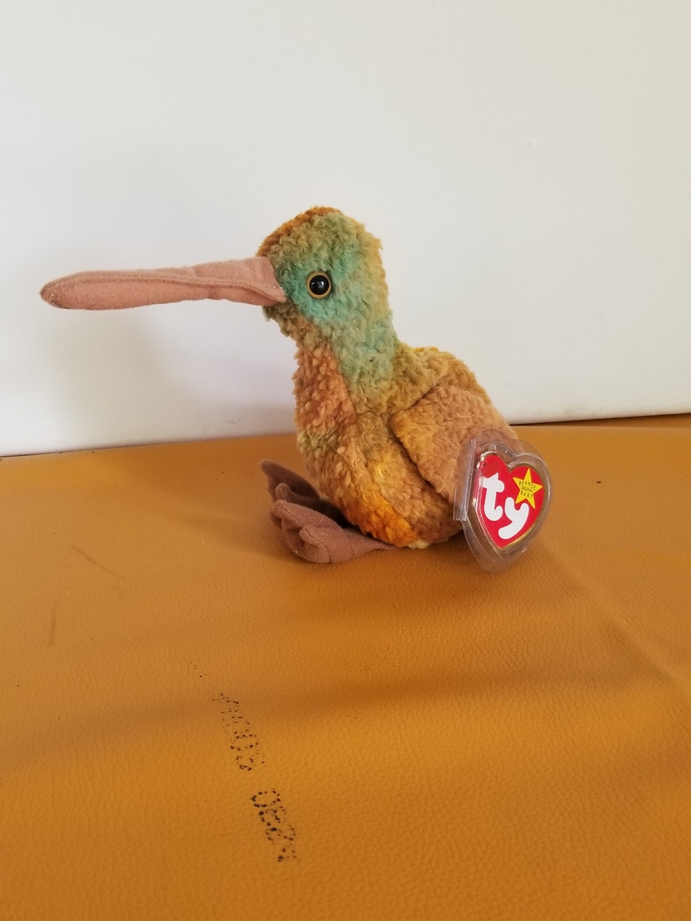 Ty Vintage Original 1998 Beak The Kiwi Beanie Babie